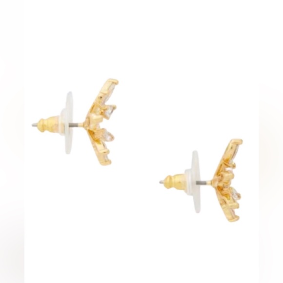 COPY - NWT authentic kate spade snowflake stud earrings goldtone BNWT - Picture 4 of 11